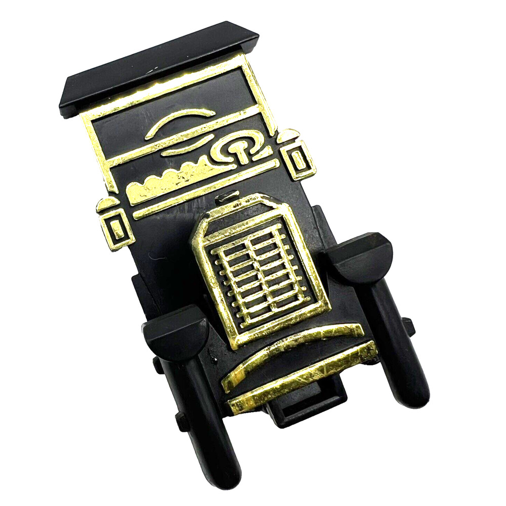 Vintage 1984 Miller Studio Classic Black & Gold Car Clip Refrigerator Magnet